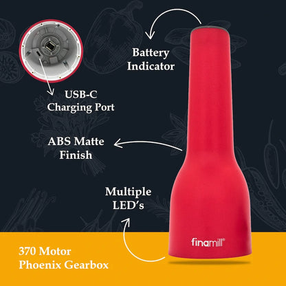 Finamill Rechargeable Grinder - Sangria