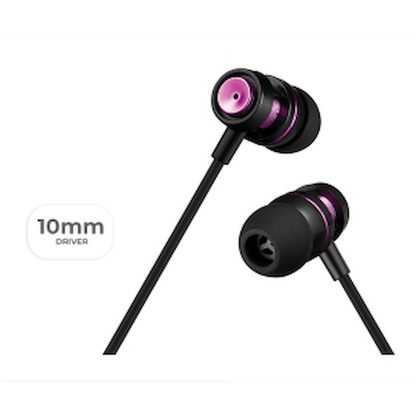 Volkano Alloy series metal earphone - Purple