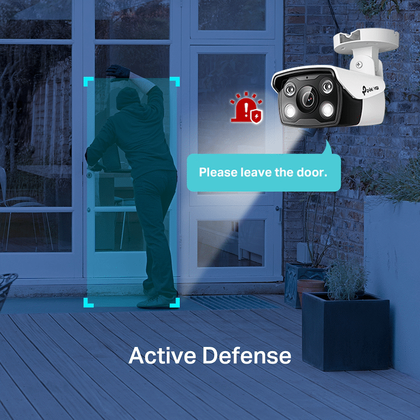 TP-Link Vigi C340 4MP 6mm Outdoor Full-Color Bullet Network Camera