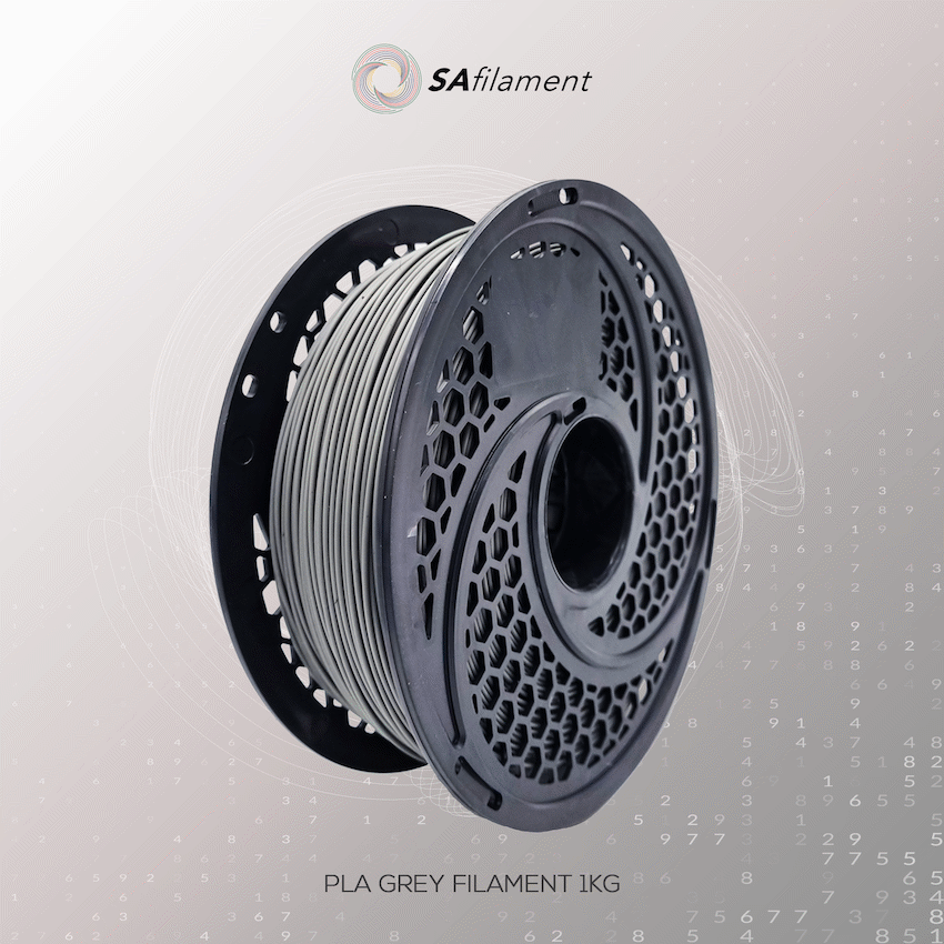 PLA Grey Filament 1kg, 1.75mm