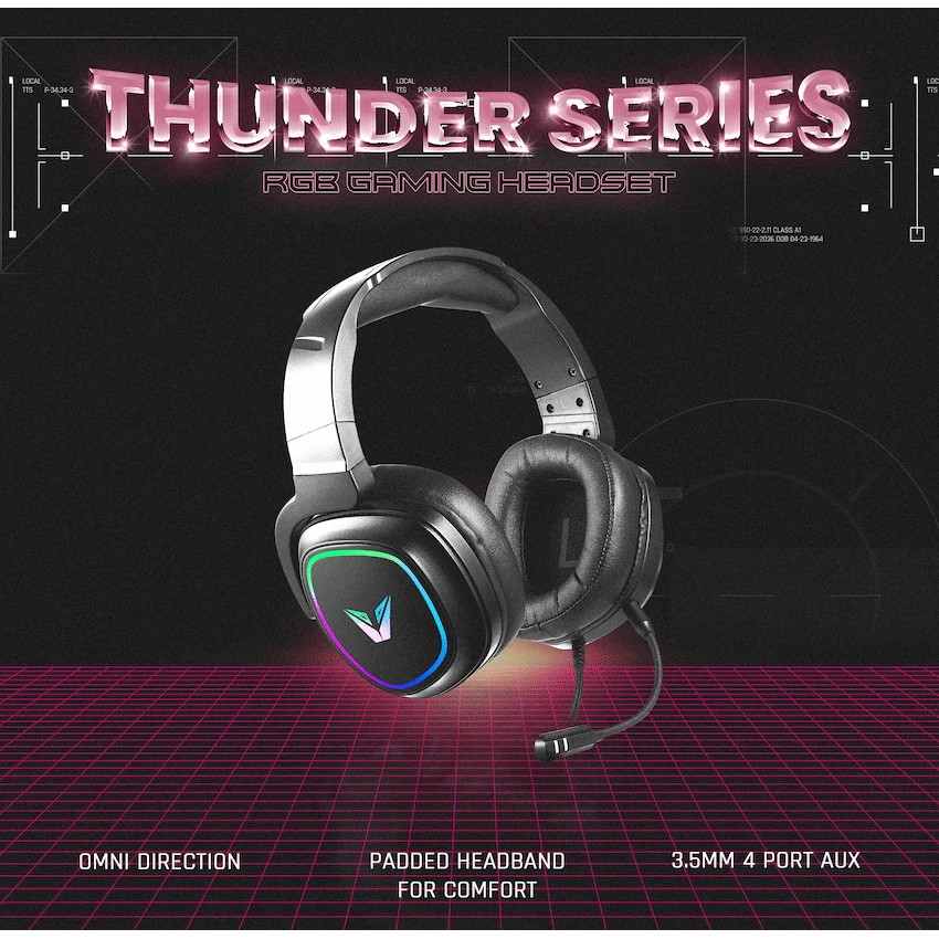 VX Gaming Thunder series Gaming Headset RGB