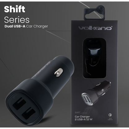 Volkano Shift Series 2 USB-A 12w Car Charger