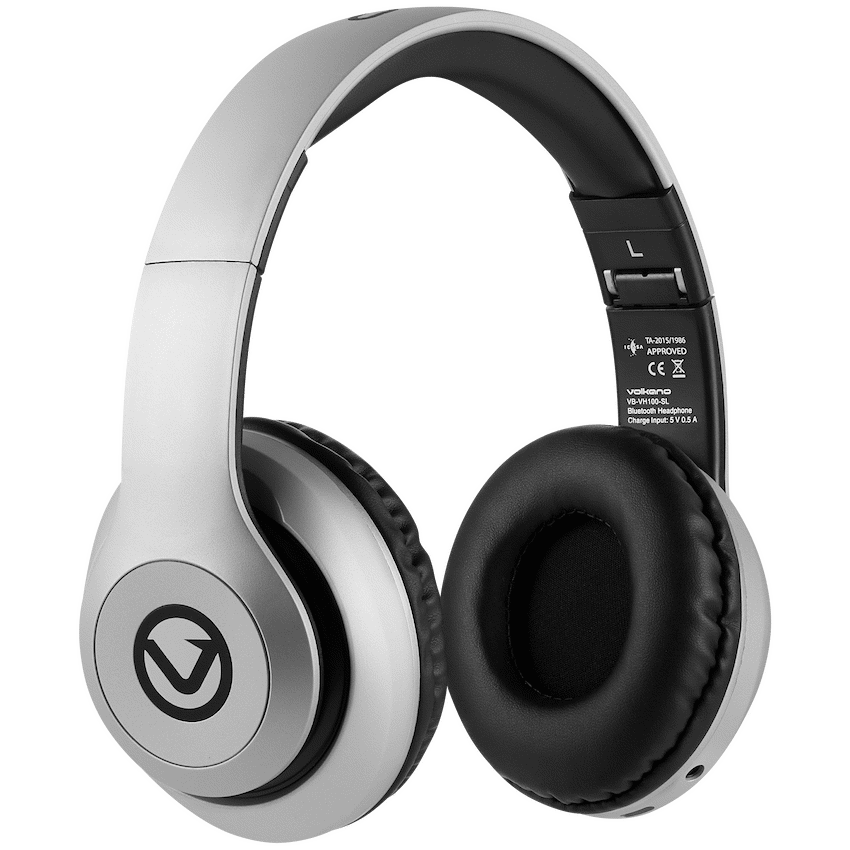 Volkano Impulse Series Bluetooth Headphones - Silver