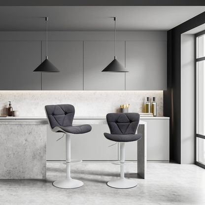 Halter Barstool - Grey
