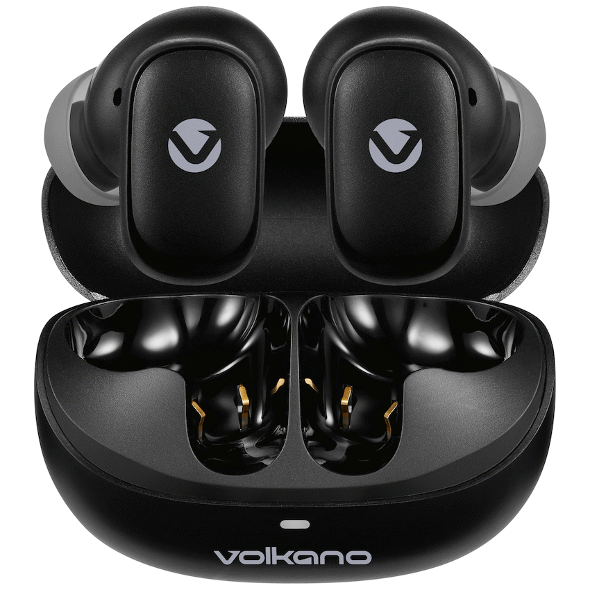 Volkano Sugar-Cube Active Noise Cancelling True Wireless Earphones - Black