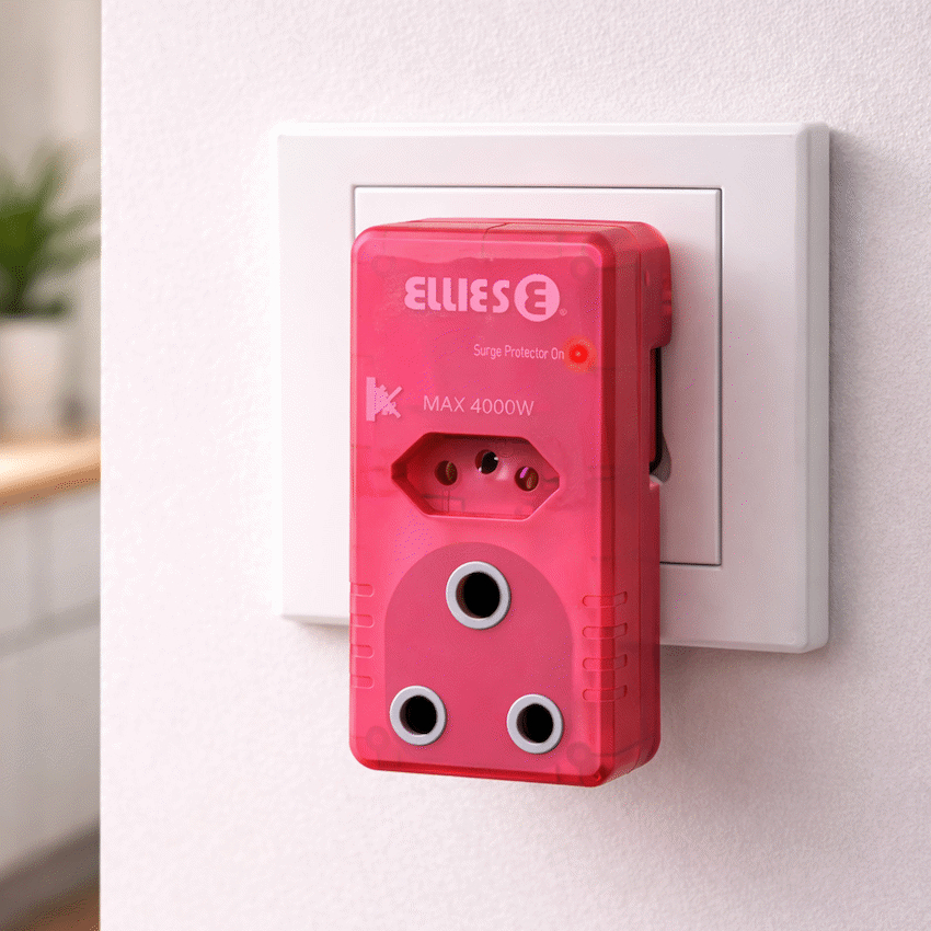 Ellies 2 Way High Surge Adaptor - RD