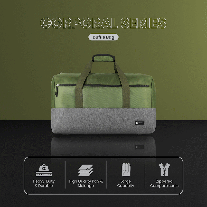 Volkano Corporal 43l Duffle - Khaki