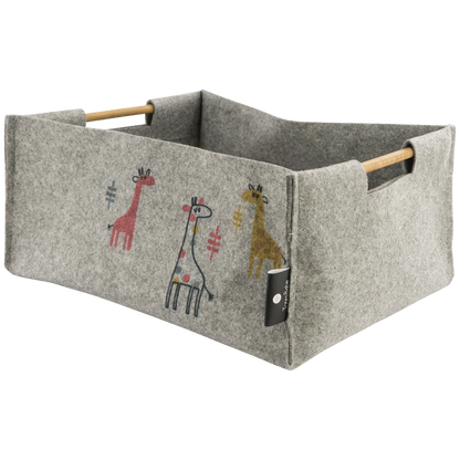 Totes Babe Giraffe Nursery Caddy Grey