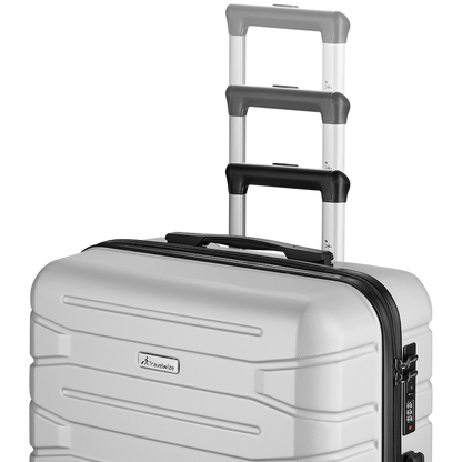 Travelwize Cabana ABS 4-Wheel Spinner 65cm Luggage - Platinum