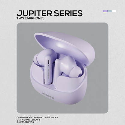 Volkano Jupiter Series TWS Earphones - Pastel Purple