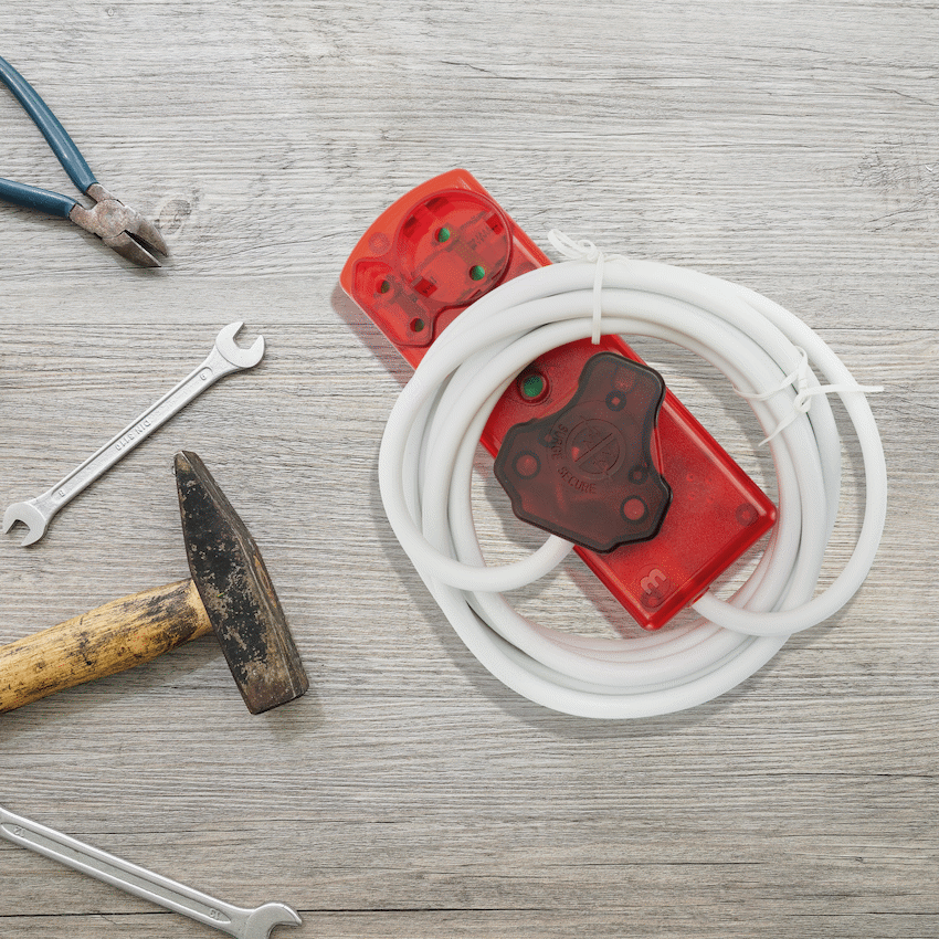 Ellies 4 Way High Surge Extension Lead - 3M