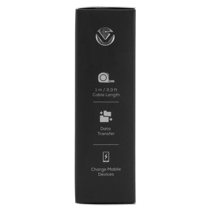 Volkano On-The-Go USB to Type-C 18w Braided 1m Cable - Black