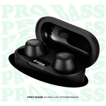 Pro Bass Nova Series TWS Earphone - Black
