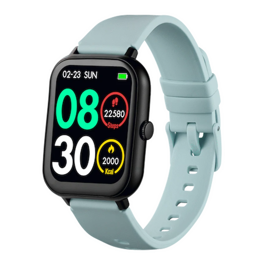 Volkano Chroma Series Smartwatch with Teal Strap