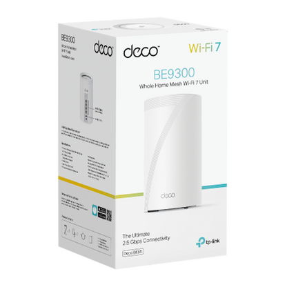 TP-Link Deco BE65 (2-Pack) BE9300 Whole Home Mesh Wi-Fi 7 System