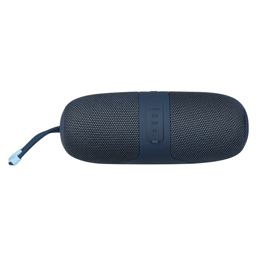 Volkano Flow Series Portable Bluetooth Speaker - Blue with Blue Buttons