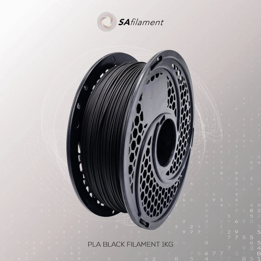 PLA Filament - Black - 1kg - 1.75mm