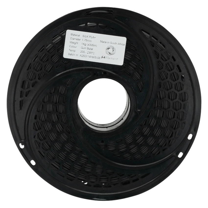 SA Filament Silk PLA Plus Filament 1kg - Gun Metal