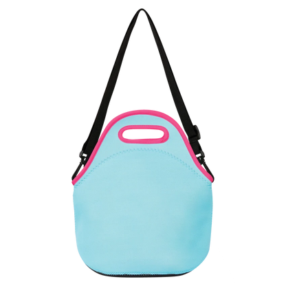 Quest Neoprene Lunch Bag - Unicorn - Blue/Pink