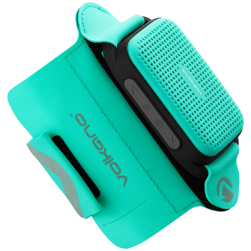 Volkano Pumped Series Wearable Speaker with Armband - Mint
