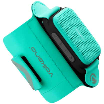 Volkano Pumped Series Wearable Speaker with Armband - Mint