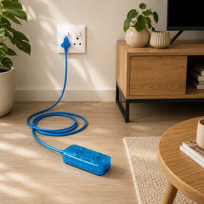 Ellies Side by Side Light Duty Extension Lead-5M - BL