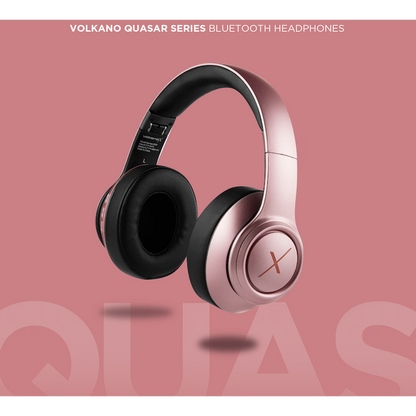 VolkanoX Quasar Series Bluetooth Headphones - Rose Gold