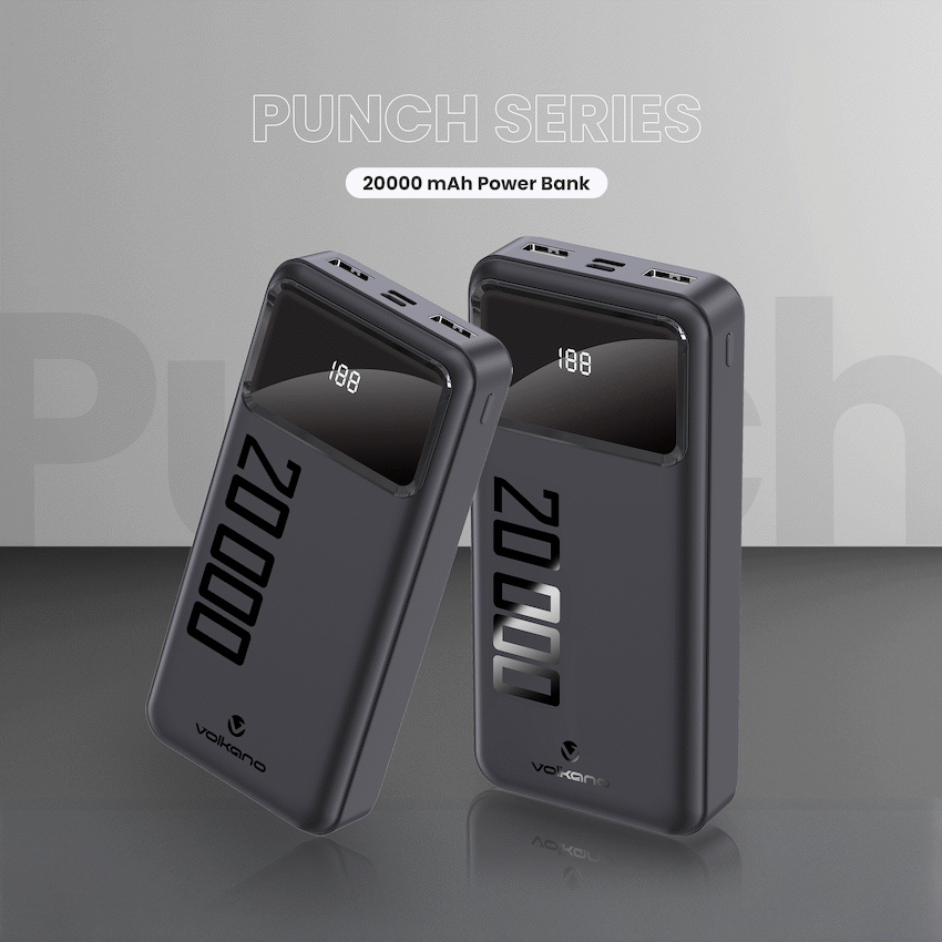 Volkano Punch Series 20000mah Power Bank
