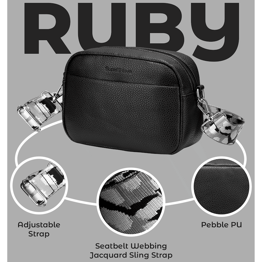 SupaNova Ruby Device Crossbody - Black