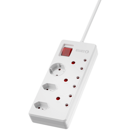 Ellies 6 way High Surge Multiplug 0.5M - WT