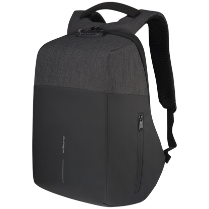 Volkano Smart Deux Laptop Backpack - Black/Charcoal