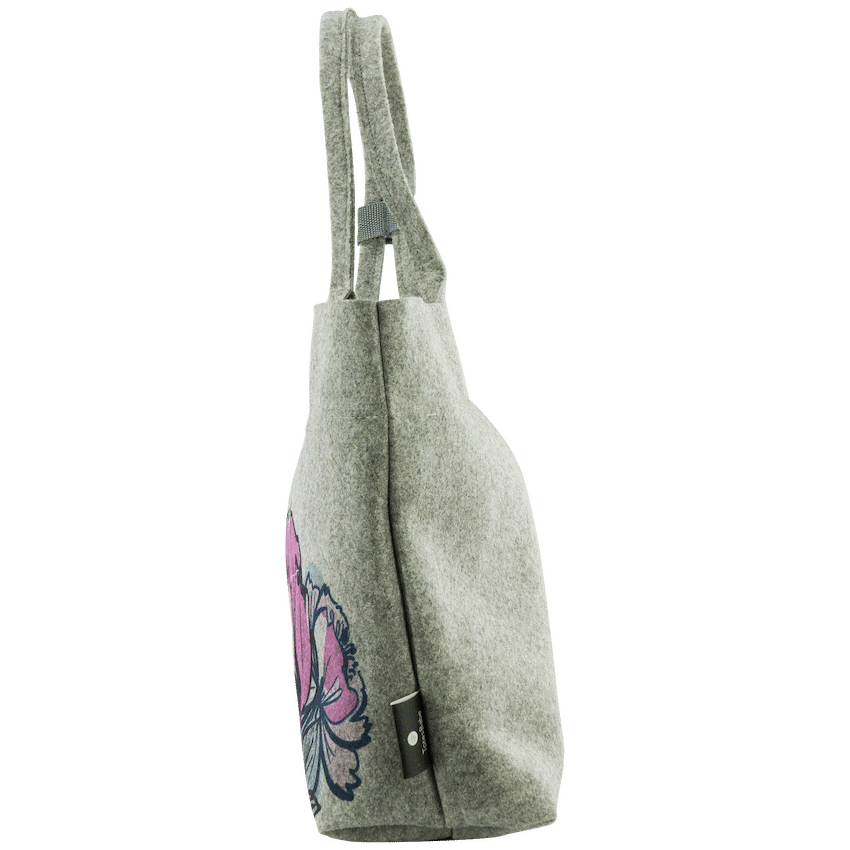 Totes Babe Peony Diaper Tote - Grey