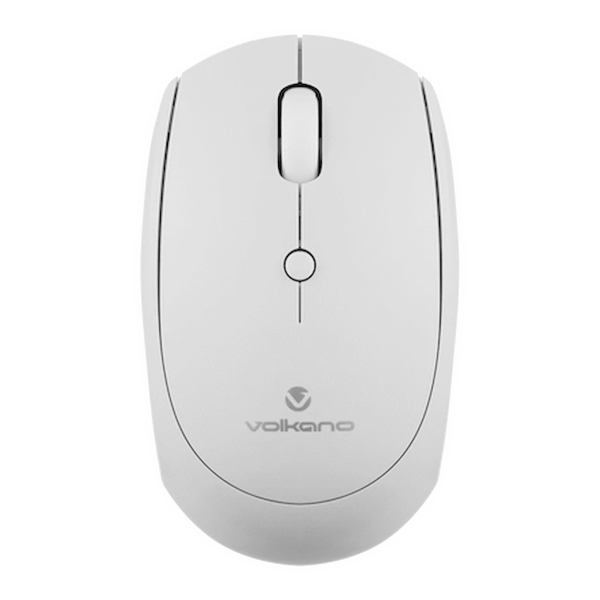 Volkano Talc Wireless Mouse - White