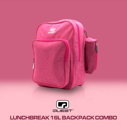 Quest Lunchbreak 16l Backpack Combo - Pink