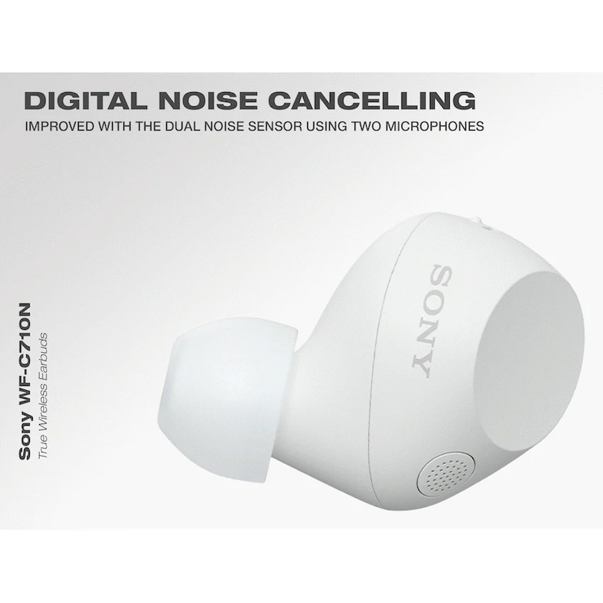 Sony WF-C710N (White) True Wireless Earbuds