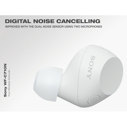 Sony WF-C710N (White) True Wireless Earbuds
