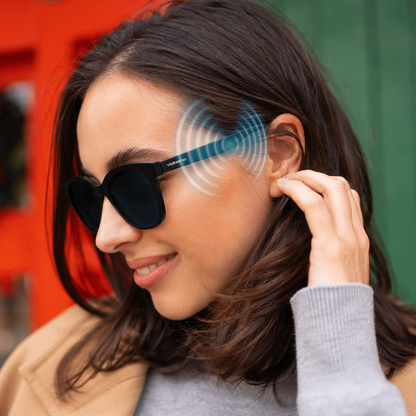 Volkano Sonique Series Bluetooth Audio Glasses - Dark Lenses