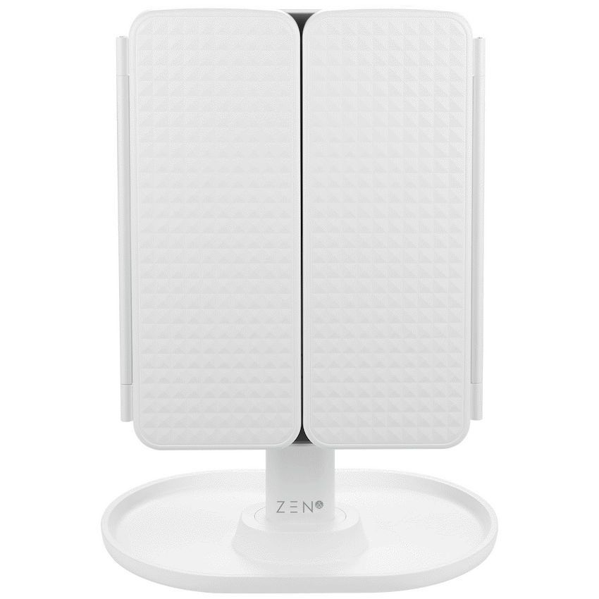 ZEN Selene Series Detachable Trifold Makeup Mirror - White