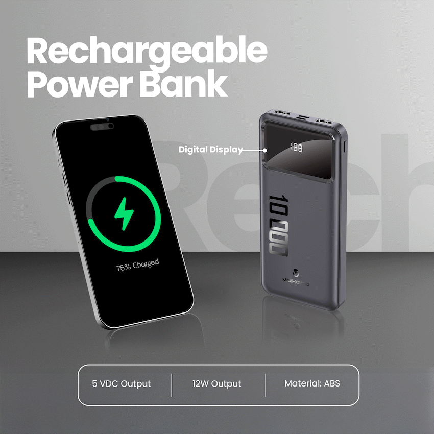Volkano Punch Series 10000mah Power Bank