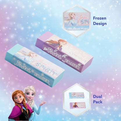 Frozen 2 Pastel Colour Erasers - Multi