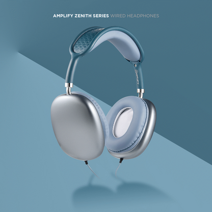 Amplify Zenith Series Aux Headphones - Blue