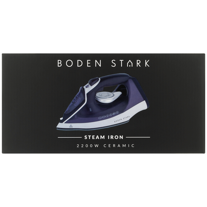 Boden Stark Ceramic Steam Iron - Purple