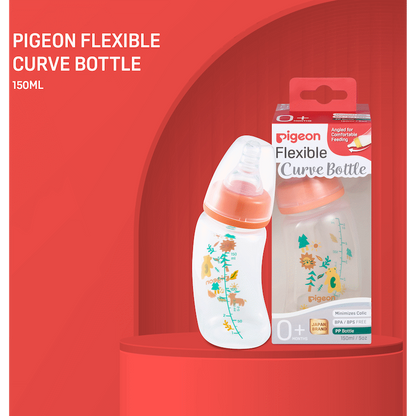 Pigeon Flexible Curve Bottle 150ml - Forest