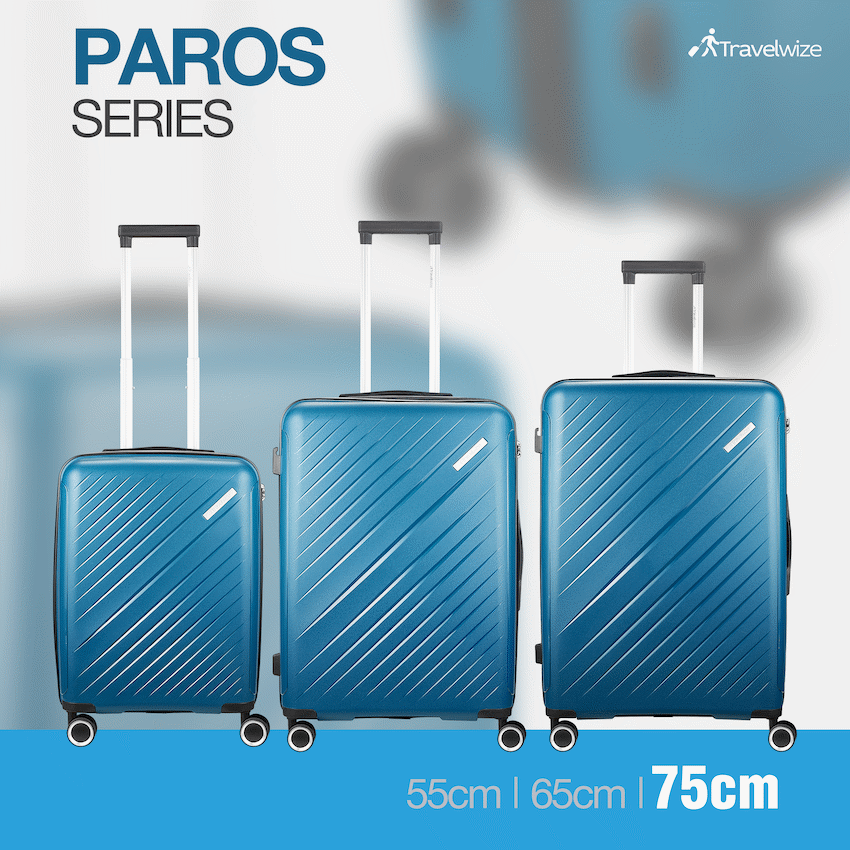 Travelwize Paros PP 4-Wheel Spinner 75cm Luggage - Teal