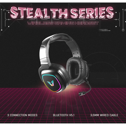 VX Gaming Stealth Series Wireless Gaming Headset - RGB