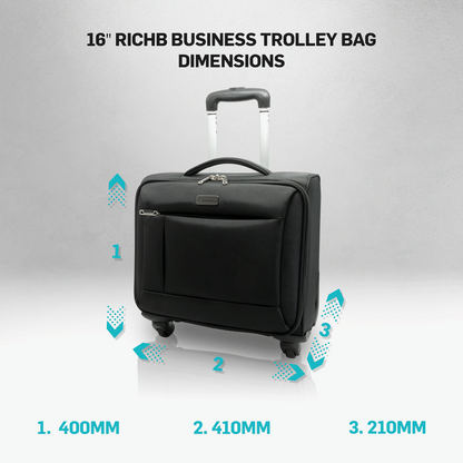 Travelwize RichB Business Trolley 16" - Black