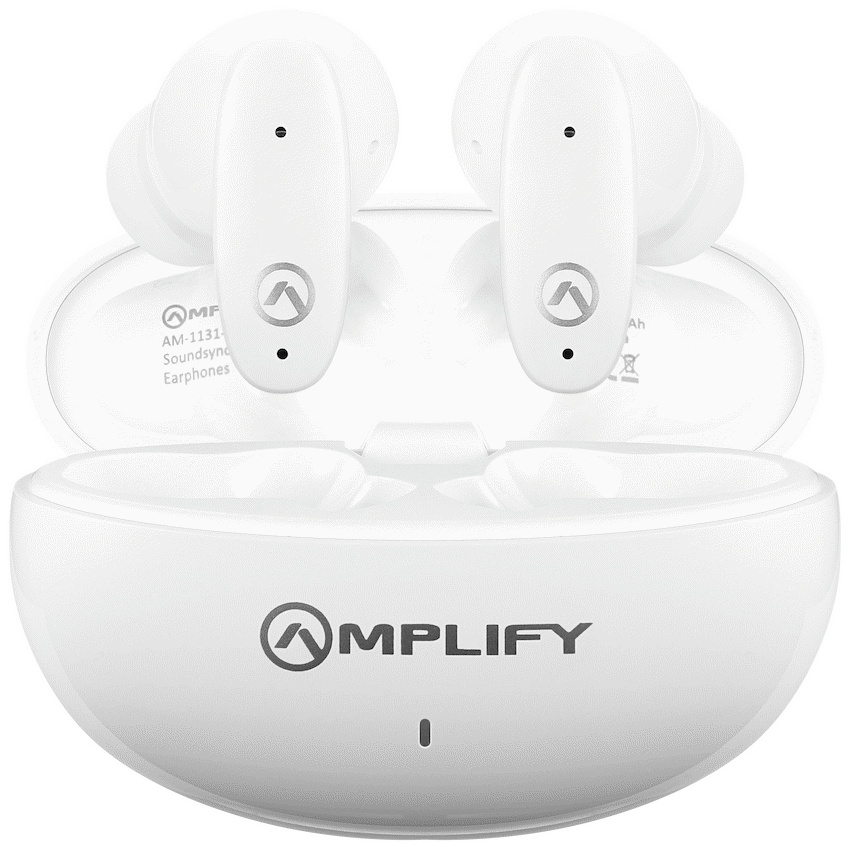 Amplify SoundSync Series True Wireless Earphones - White