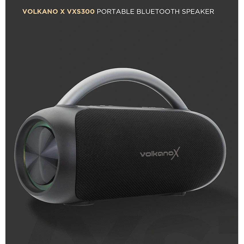 VolkanoX VXS300 Portable Bluetooth Speaker - Black