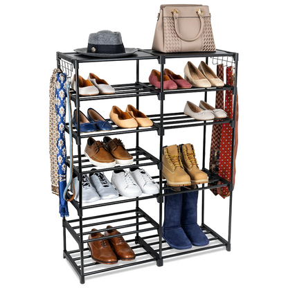 Everfurn Myra Show Rack - Black