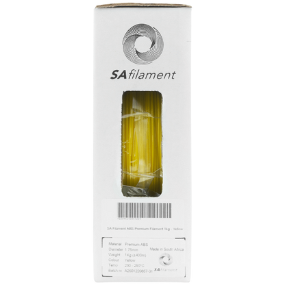 SA Filament ABS Premium Filament 1kg - Yellow